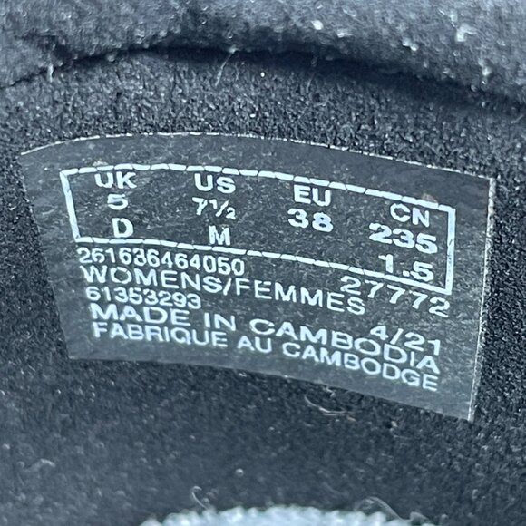 Clarks Carly Wish Womens 7.5 Shoes Black Tiger Print Slip On Cloudsteppers Flats - Picture 12 of 12